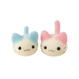 Wool Felting DIY Kit – Pastel Twin Kittens (with English Instructions) – Imported from Japan