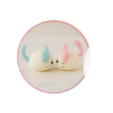 Wool Felting DIY Kit – Pastel Twin Kittens (with English Instructions) – Imported from Japan