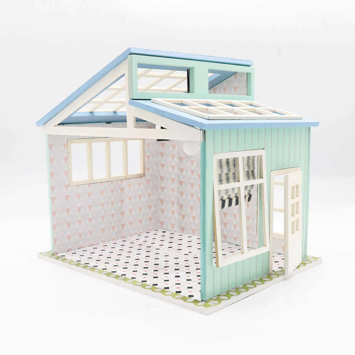 DIY Dollhouse Circus Flower Mini Car Shop Kanto Cooking Kit