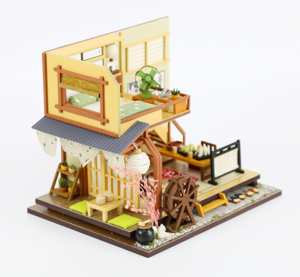 1:24 Miniature DIY Dollhouse Kit Wooden Japanese Home Forest Lodge wit –  #128 Vivian Chang Cool Beans