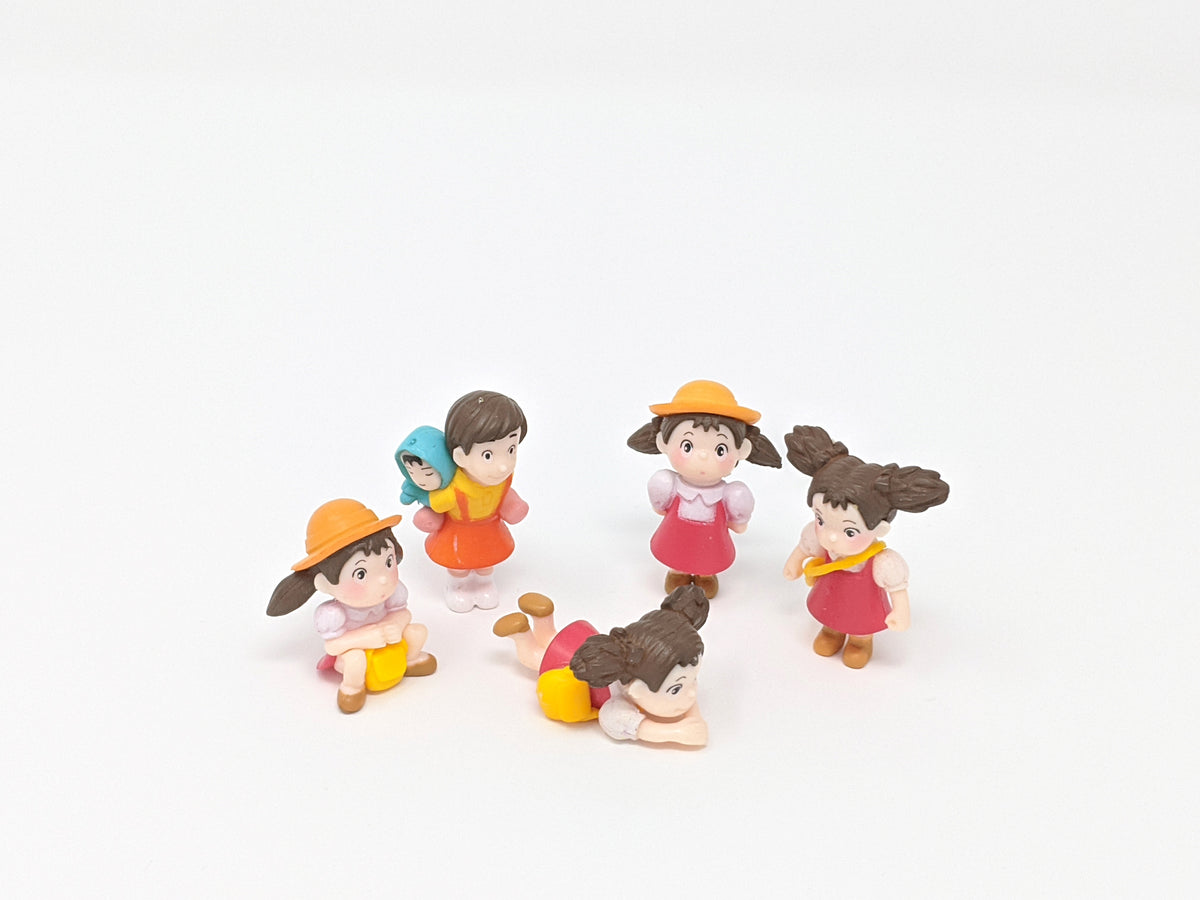 Miniature Figurines, set of 7 Totoros and Bus, character from Hayao Mi –  Cool Beans Boutique