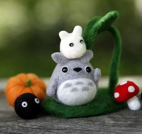 2022 Totoro Hot Sell Needle Felting Kits For Beginners Kids Crafts