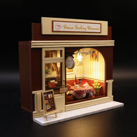 1:24 Miniature Dollhouse DIY Kit - Wooden European Cafe