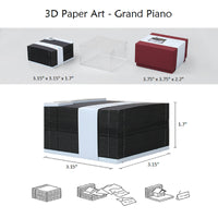3D Art Memo Pad – Grand Piano