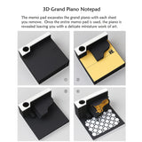 3D Art Memo Pad – Grand Piano