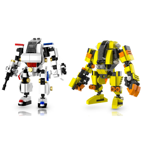 Set of 2 Kits - Mecha Frame 5013 Riot Police and 5014 Engineer T2