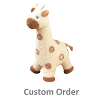 Custom Order - 1 Organic Cotton Baby Giraffe