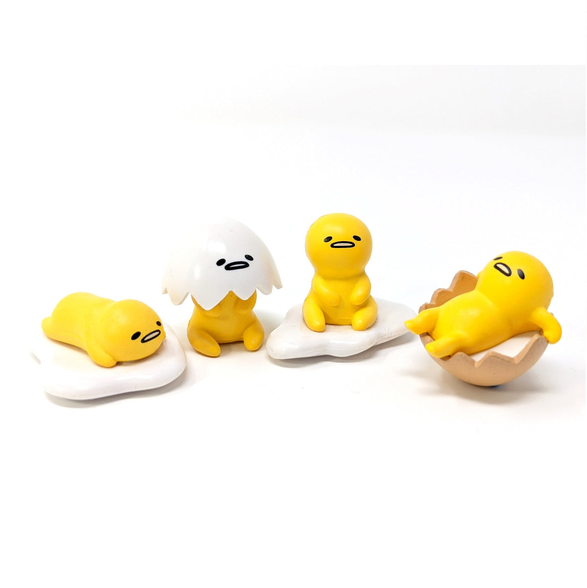 Miniature Figurines, set of Lazy Egg Yolk Gudetama Buddies