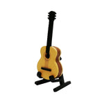 1:18 Miniature Dollhouse Musical Instrument DIY Kit – Acoustic Guitar and Stand (assembly required)