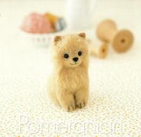 Wool Felting DIY Kit - Pomeranian(with English Instructions) – Imported from Japan