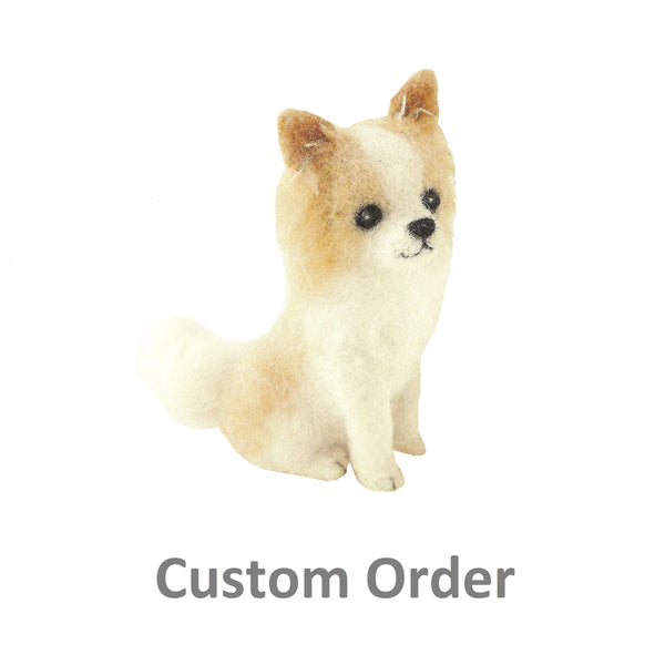 Custom Order - 1 wool felted Chihuahua