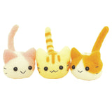 Needle Felting DIY Kit - Trio Kittens Set with Hamanaka Aclaine  (with English Instructions)