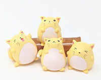 Miniature Figurines, set of 4 Chubby Kittens