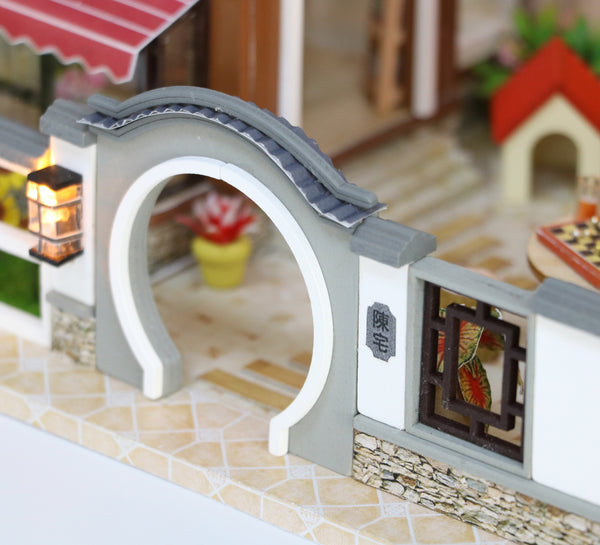 1:24 Miniature DIY Dollhouse Kit Wooden Japanese Home Forest Lodge wit –  #128 Vivian Chang Cool Beans