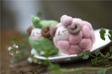 Wool Felting DIY Kit with Tools - Pink Sheep (with English Instructions) - Great Starter kit