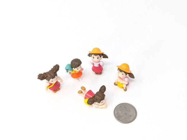 Miniature Figurines, set of 5 Mei and sister Satsuki, character from H –  Cool Beans Boutique