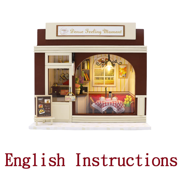 FREE download with code - [English Instructions Only] Miniature Do-it-Yourself Kit European Cafe