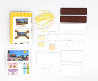 1:18 Miniature Miniature Dollhouse Furniture DIY Kit – TV & TV Console - do-it-yourself kit