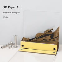 3D Art Memo Pad – Violin