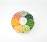 Set of Wool - Citrus Series, 8 colors, 8 grams each