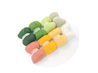Set of Wool - Citrus Series, 8 colors, 8 grams each