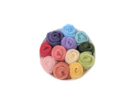 Set of Wool - Rainbow Series, 12 colors, 8 grams each
