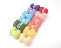 Set of Wool - Rainbow Series, 12 colors, 8 grams each