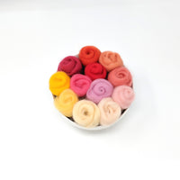 Set of Wool - 36 colors, 5 grams each