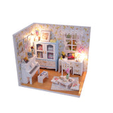 1:24 Miniature Dollhouse DIY Kit – Wooden Piano Studio with Dust Cover - Architecture Model kit (English Manual)
